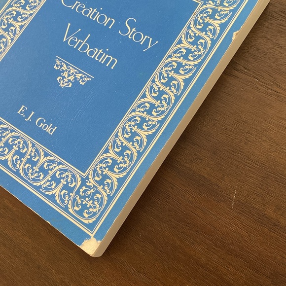 Creation Story Verbatim by E.J. Gold ISBN 089556047x (1986) - Picture 2 of 9